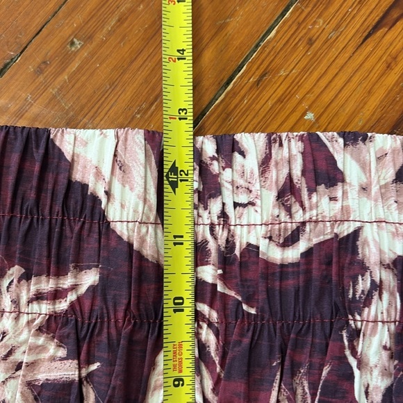 Free People FP Movement The Way Home Eggplant Floral Shorts Medium - Picture 3 of 6